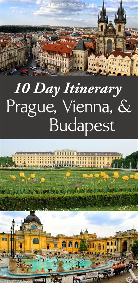 best itinerary for prague vienna budapest
